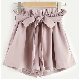 Waist Tie Shorts (Lavender)